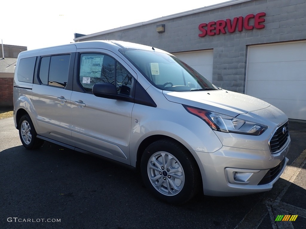 Ingot Silver Metallic 2020 Ford Transit Connect XLT Passenger Wagon Exterior Photo #137474739