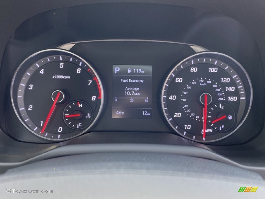 2020 Elantra Sport - Ceramic White / Black photo #24
