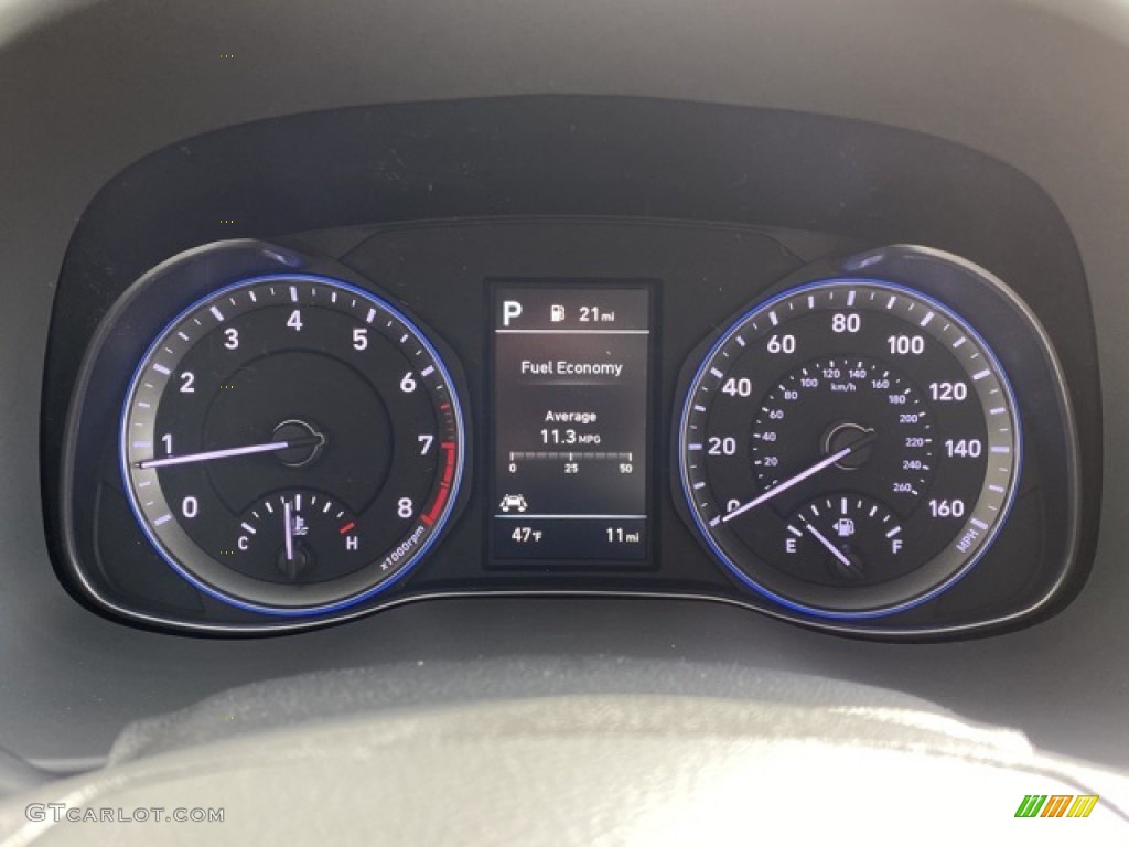 2020 Hyundai Kona Ultimate AWD Gauges Photo #137476095