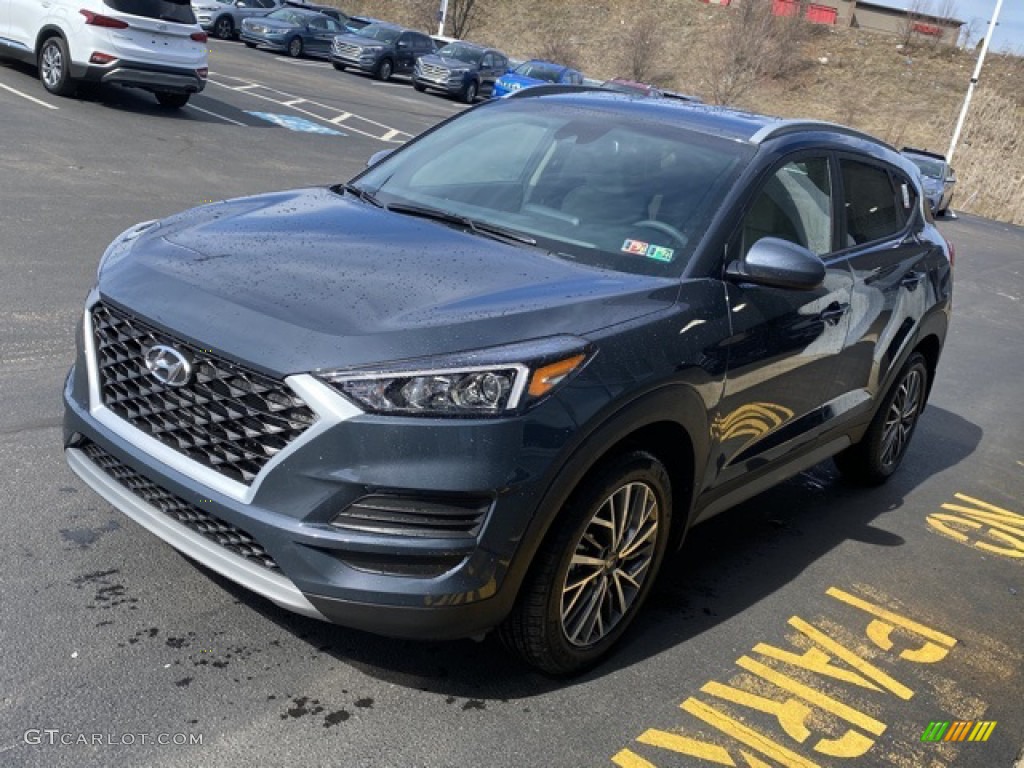 2020 Tucson SEL AWD - Dusk Blue / Beige photo #6