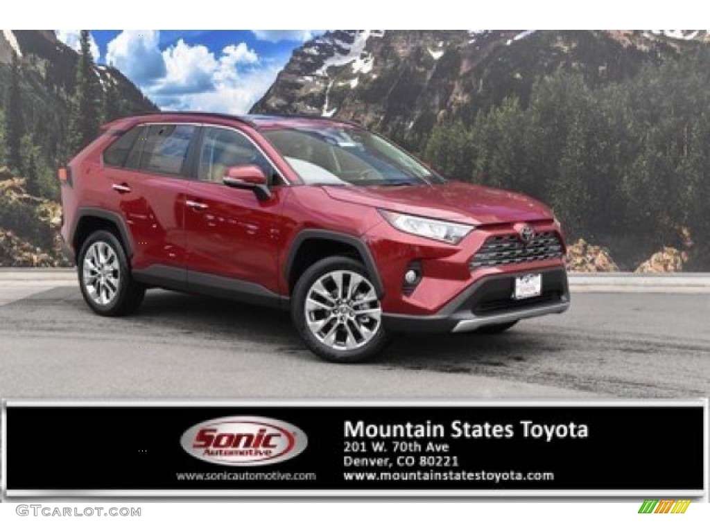 2020 RAV4 Limited AWD - Ruby Flare Pearl / Nutmeg photo #1