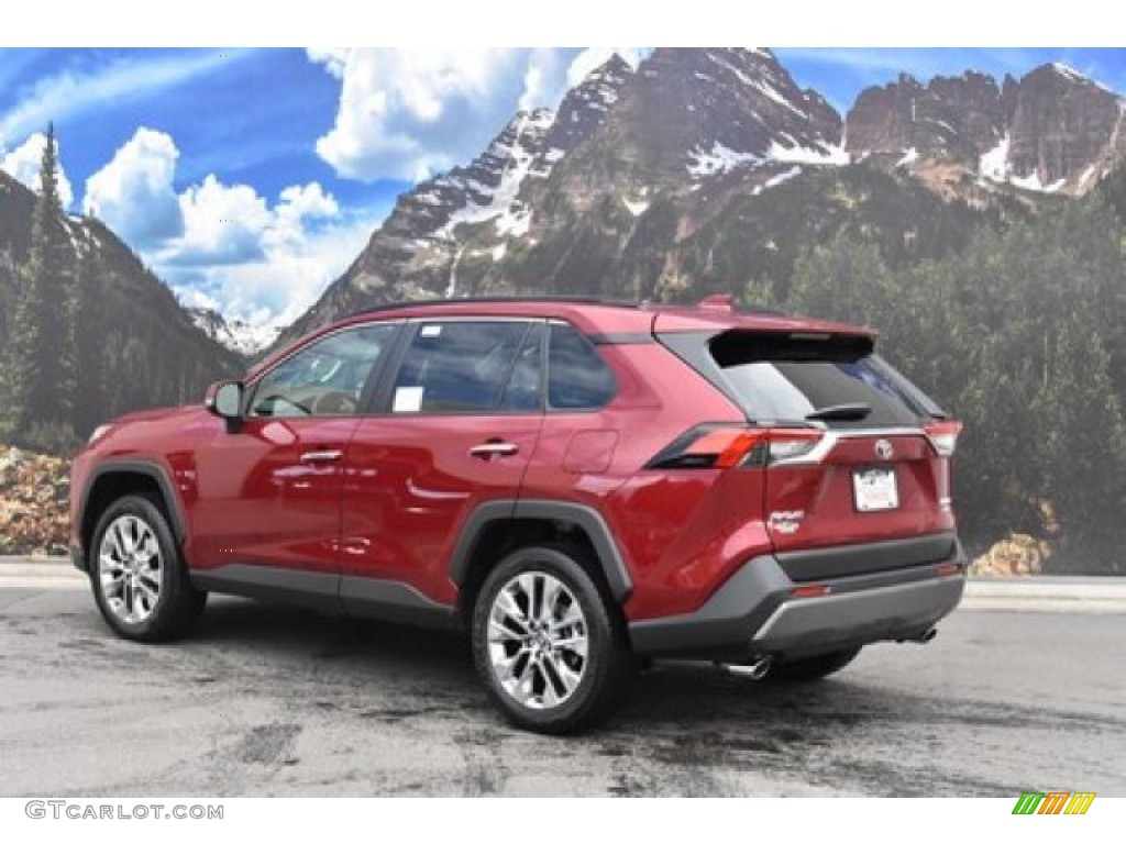 2020 RAV4 Limited AWD - Ruby Flare Pearl / Nutmeg photo #3