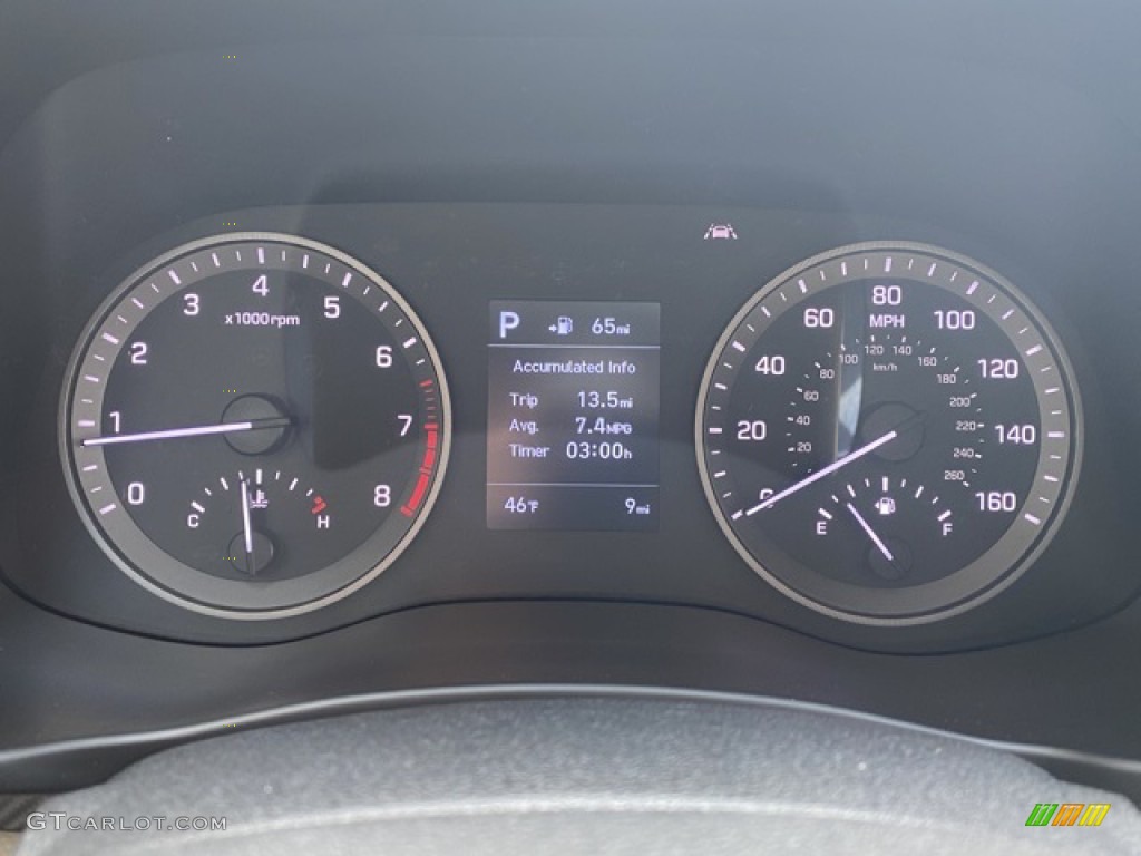 2020 Tucson SEL AWD - Dusk Blue / Beige photo #24