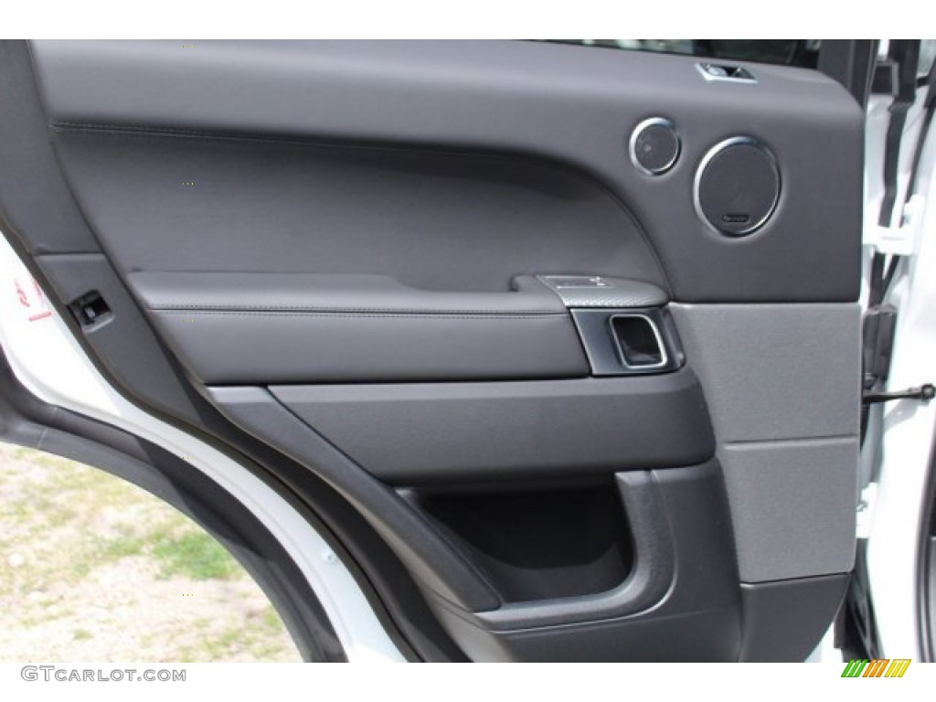 2020 Land Rover Range Rover Sport HST Ebony/Ebony Door Panel Photo #137477556