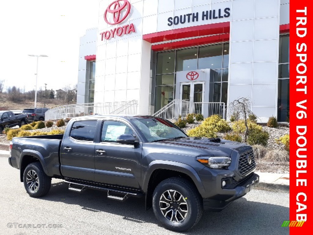 2020 Tacoma TRD Sport Double Cab 4x4 - Magnetic Gray Metallic / TRD Cement/Black photo #1