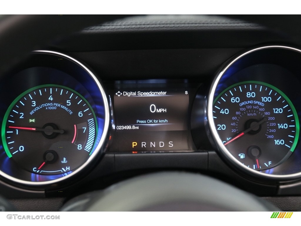 2019 Ford Mustang EcoBoost Premium Convertible Gauges Photo #137478126