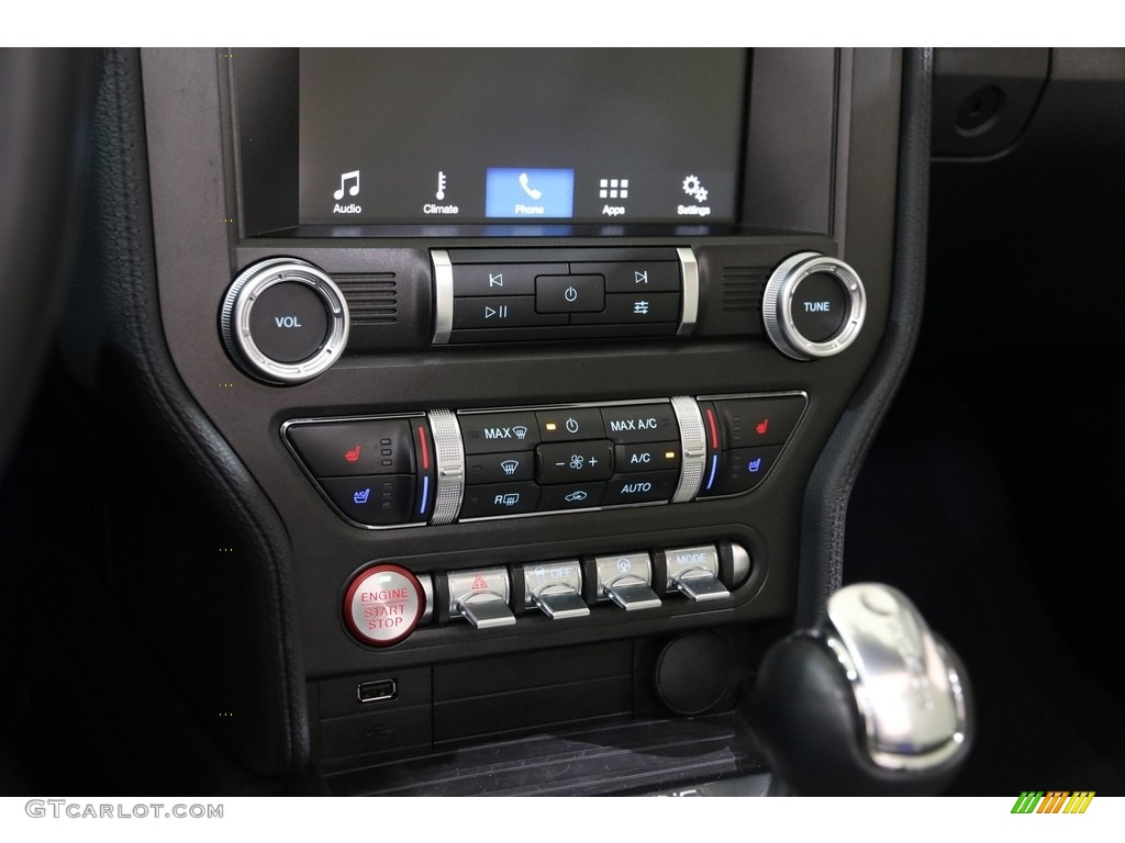 2019 Ford Mustang EcoBoost Premium Convertible Controls Photo #137478255