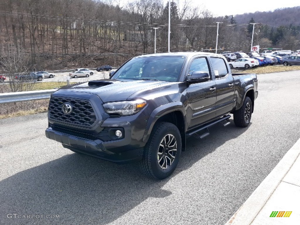 2020 Tacoma TRD Sport Double Cab 4x4 - Magnetic Gray Metallic / TRD Cement/Black photo #46