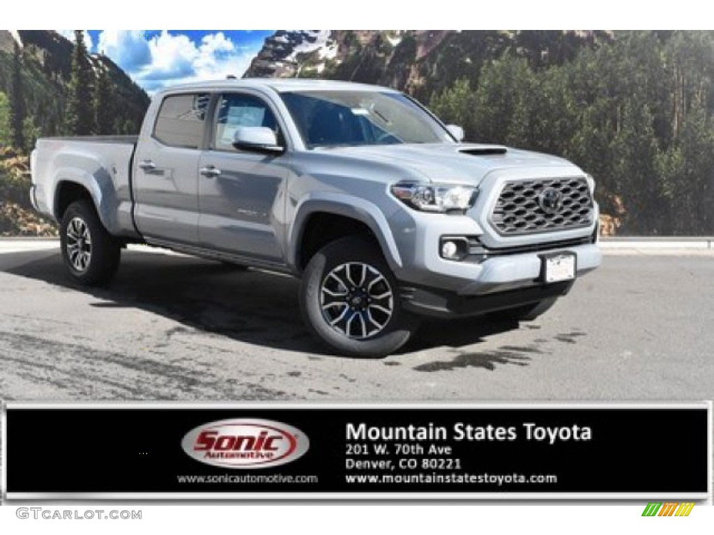 2020 Tacoma TRD Sport Double Cab 4x4 - Cement / TRD Cement/Black photo #1