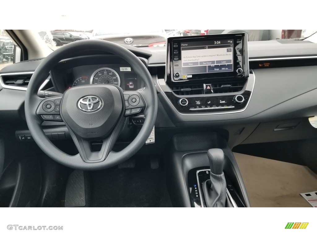 2020 Toyota Corolla LE Black Dashboard Photo #137480457