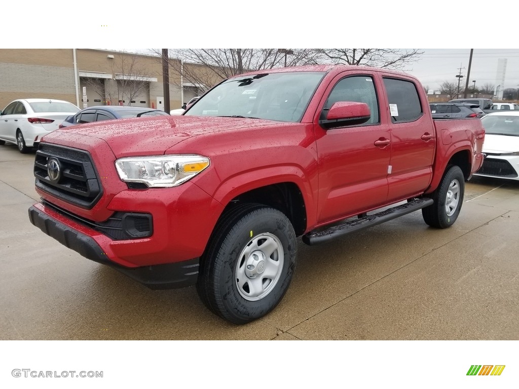 2020 Tacoma SR Double Cab 4x4 - Barcelona Red Metallic / Cement photo #1