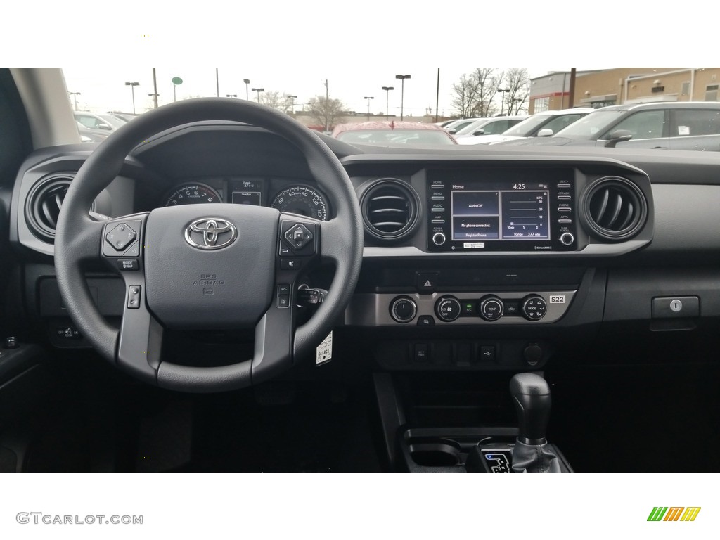 2020 Toyota Tacoma SR Double Cab 4x4 Cement Dashboard Photo #137481036