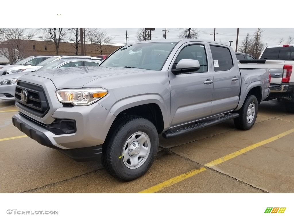 2020 Tacoma SR Double Cab 4x4 - Silver Sky Metallic / Cement photo #1