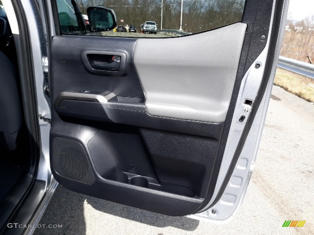 2020 Tacoma SR5 Double Cab 4x4 - Silver Sky Metallic / Cement photo #36