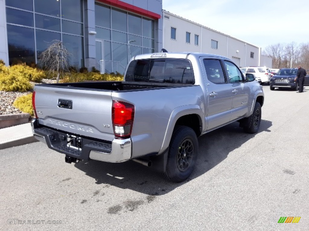 2020 Tacoma SR5 Double Cab 4x4 - Silver Sky Metallic / Cement photo #44