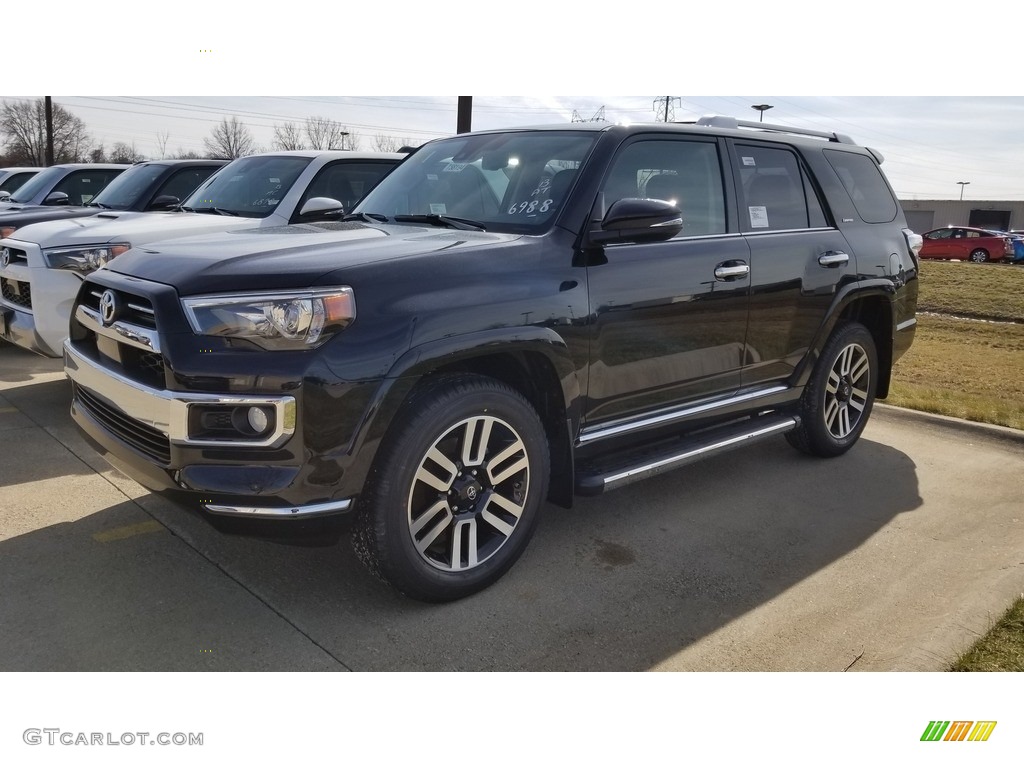 2020 4Runner Limited 4x4 - Midnight Black Metallic / Black photo #1