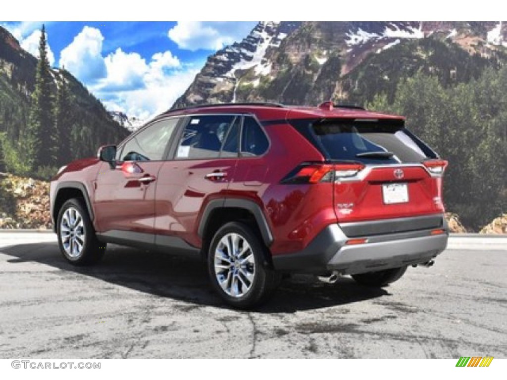 2020 RAV4 Limited AWD - Ruby Flare Pearl / Black photo #3