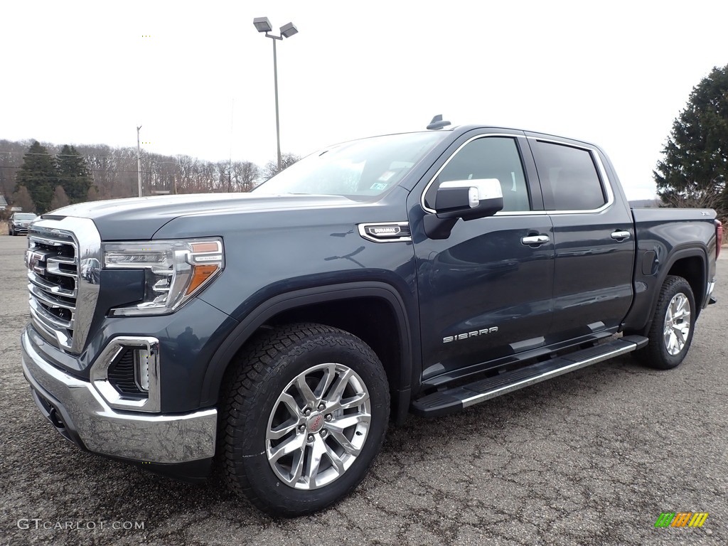 Dark Sky Metallic 2020 GMC Sierra 1500 SLT Crew Cab 4WD Exterior Photo #137490952