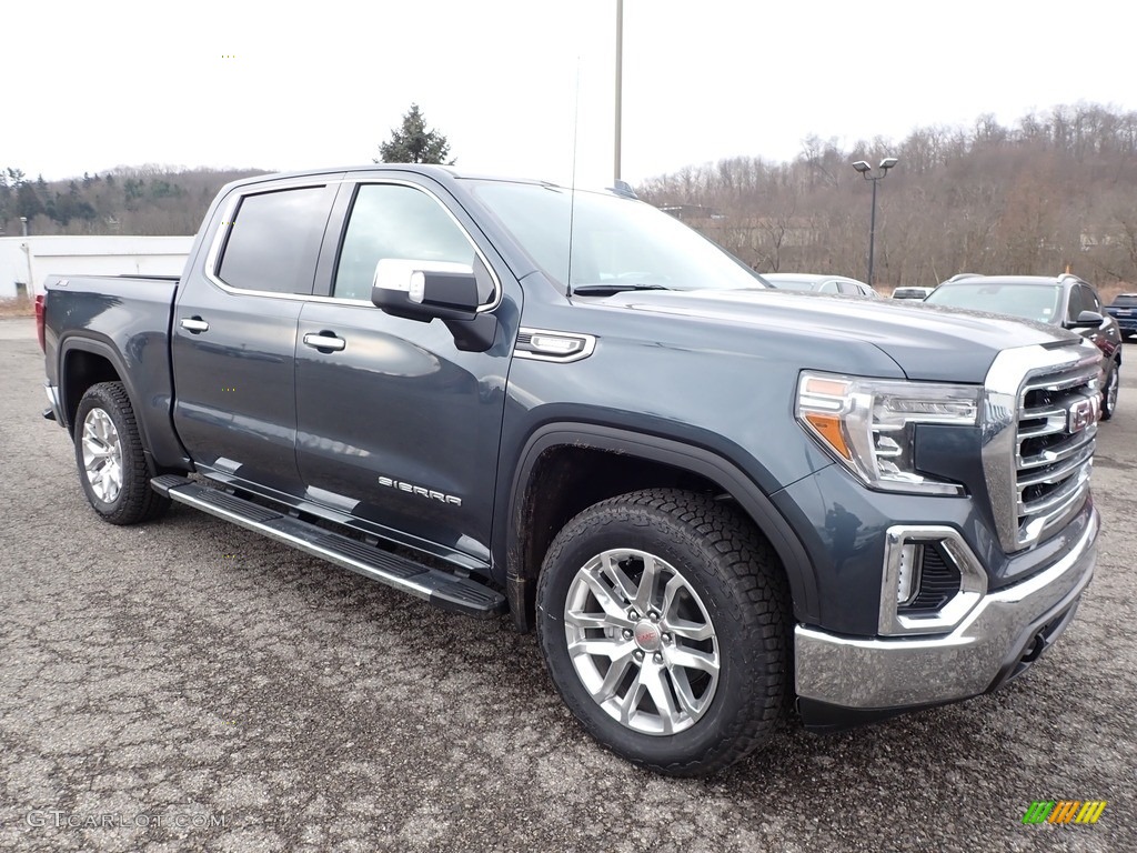 Dark Sky Metallic 2020 GMC Sierra 1500 SLT Crew Cab 4WD Exterior Photo #137491015