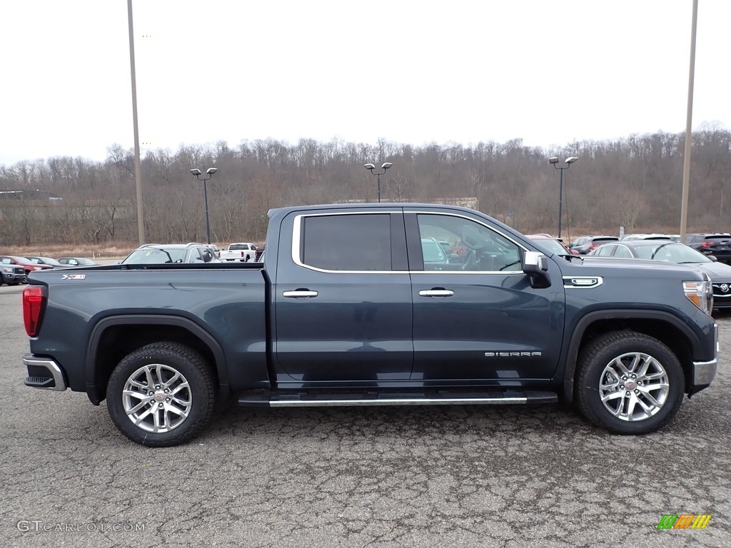 2020 Sierra 1500 SLT Crew Cab 4WD - Dark Sky Metallic / Jet Black photo #4