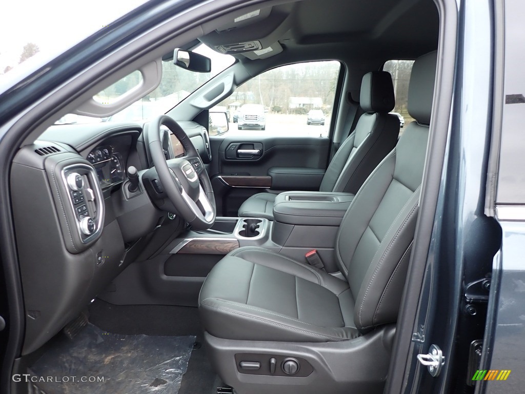 Jet Black Interior 2020 GMC Sierra 1500 SLT Crew Cab 4WD Photo #137491255