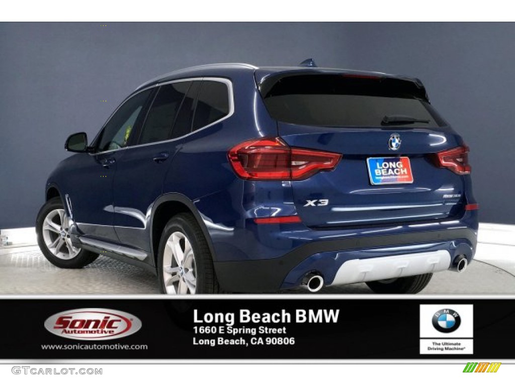 2020 X3 sDrive30i - Phytonic Blue Metallic / Black photo #2