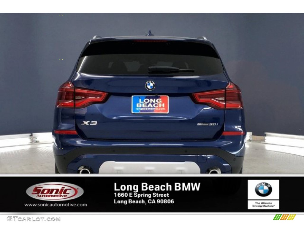2020 X3 sDrive30i - Phytonic Blue Metallic / Black photo #3