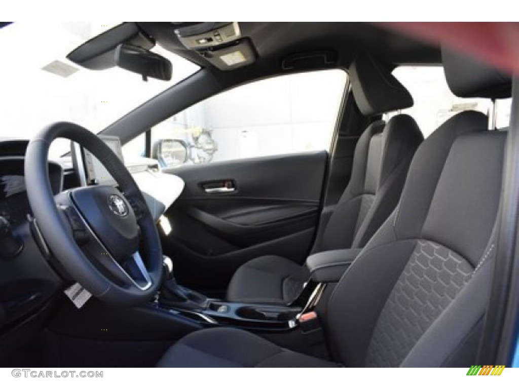 2020 Corolla Hatchback SE - Blue Flame / Black photo #6