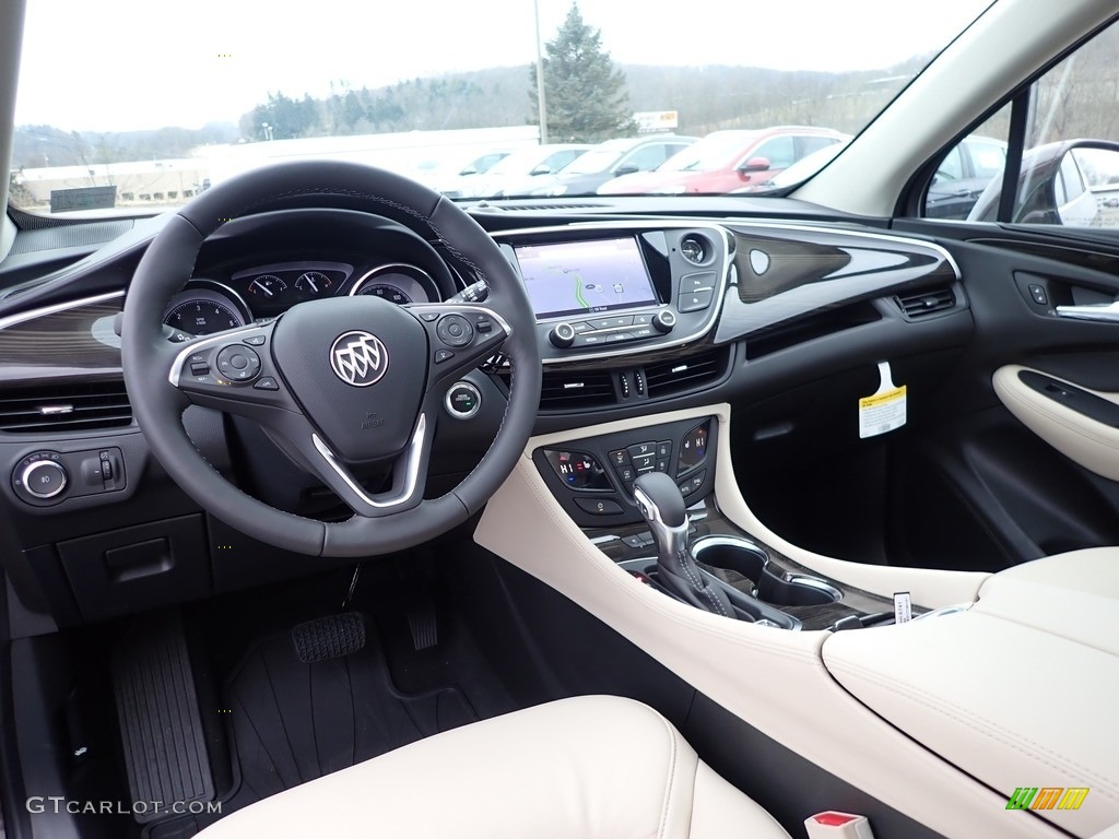 Light Neutral Interior 2020 Buick Envision Essence AWD Photo #137492968