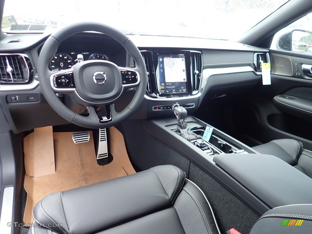 Charcoal Interior 2020 Volvo S60 T6 AWD R Design Photo #137495809