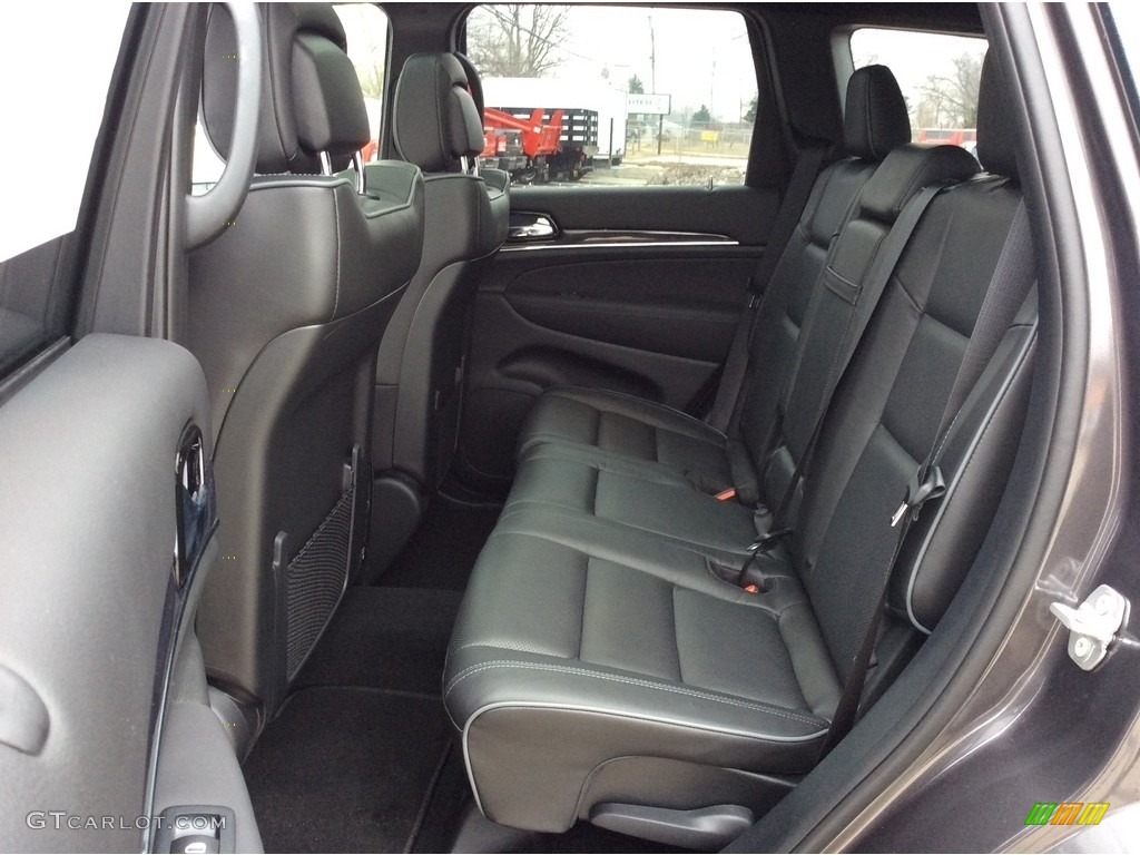 Black Interior 2020 Jeep Grand Cherokee Overland 4x4 Photo #137496013