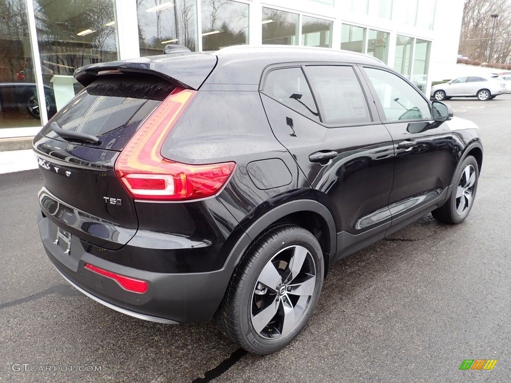 2020 XC40 T5 Momentum AWD - Onyx Black Metallic / Oxide Red/Charcoal photo #2