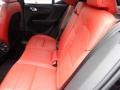 2020 Volvo XC40 Oxide Red/Charcoal Interior Rear Seat Photo