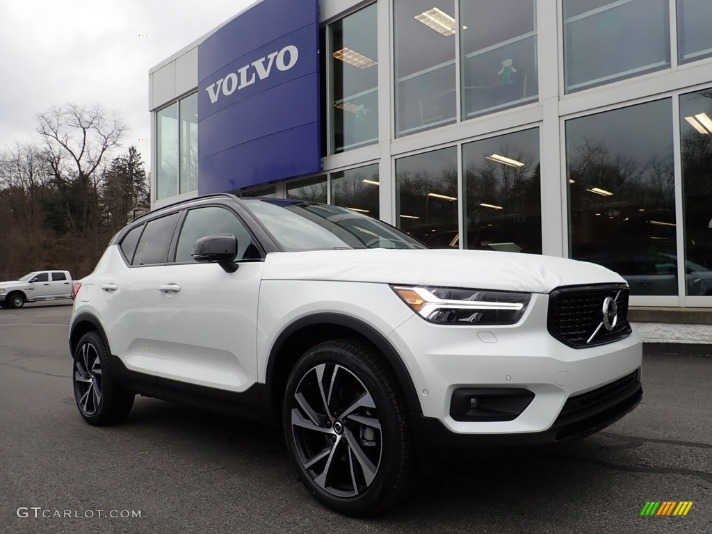Crystal White Metallic 2020 Volvo XC40 T5 R-Design AWD Exterior Photo #137498017
