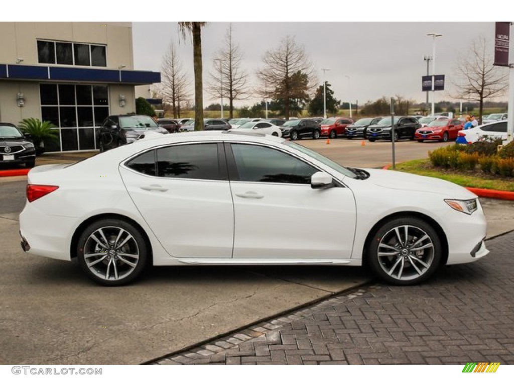 2020 TLX V6 Technology Sedan - Platinum White Pearl / Ebony photo #9