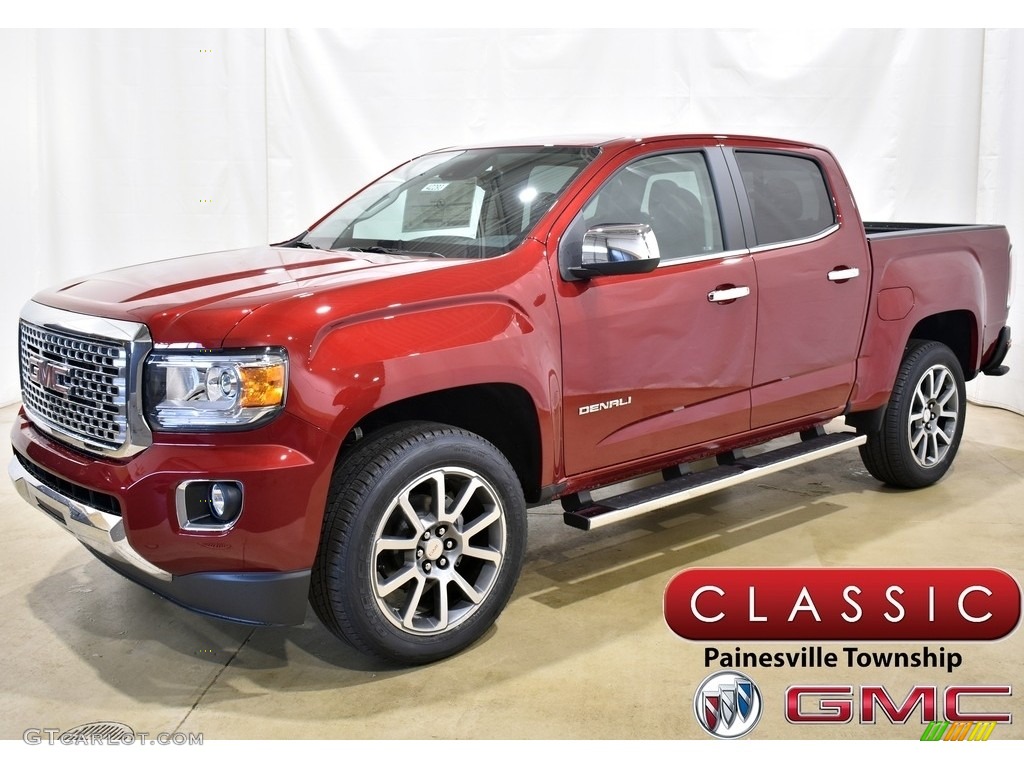 2020 Canyon Denali Crew Cab 4WD - Red Quartz Tintcoat / Jet Black photo #1