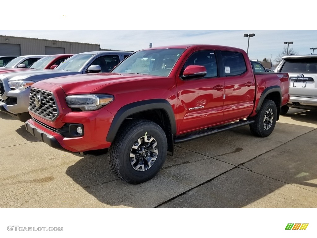 2020 Tacoma TRD Off Road Double Cab 4x4 - Barcelona Red Metallic / Black photo #1