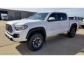 2020 Super White Toyota Tacoma TRD Off Road Double Cab 4x4  photo #1