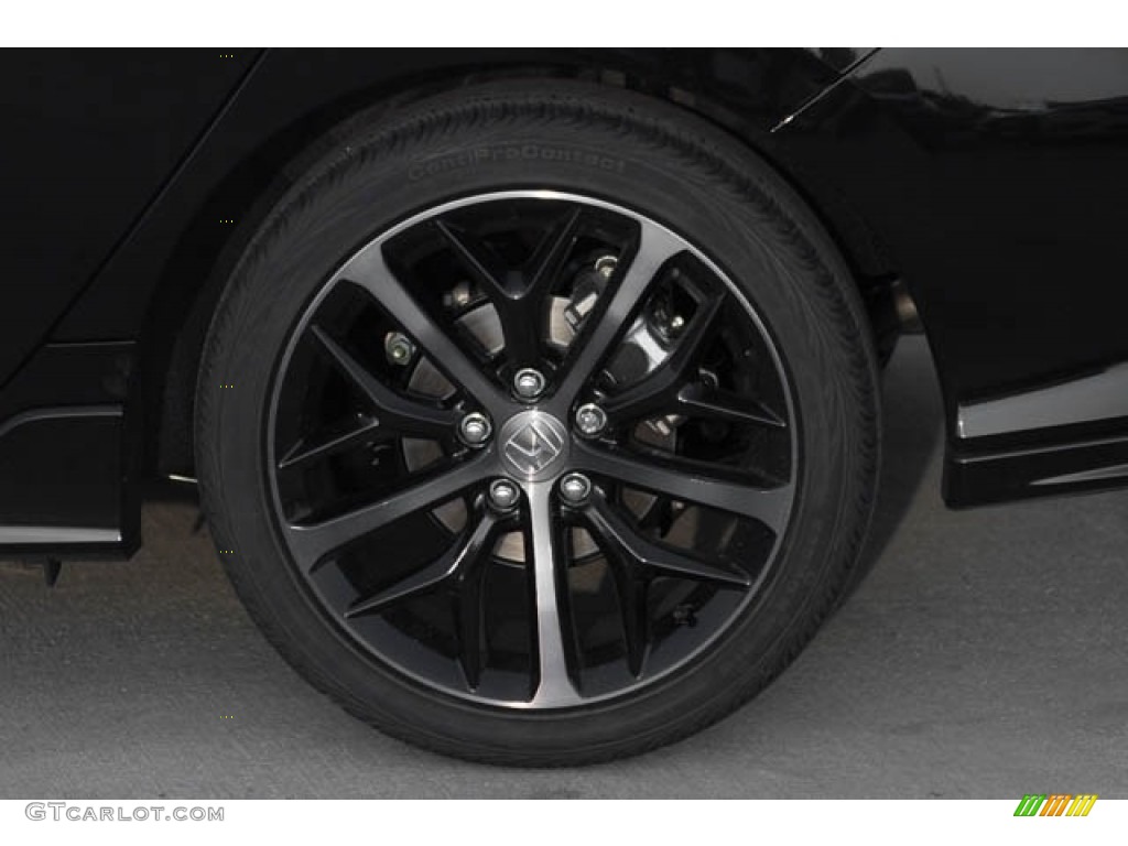 2020 Civic Sport Hatchback - Crystal Black Pearl / Black photo #12