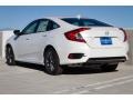 2020 Platinum White Pearl Honda Civic EX-L Sedan  photo #2