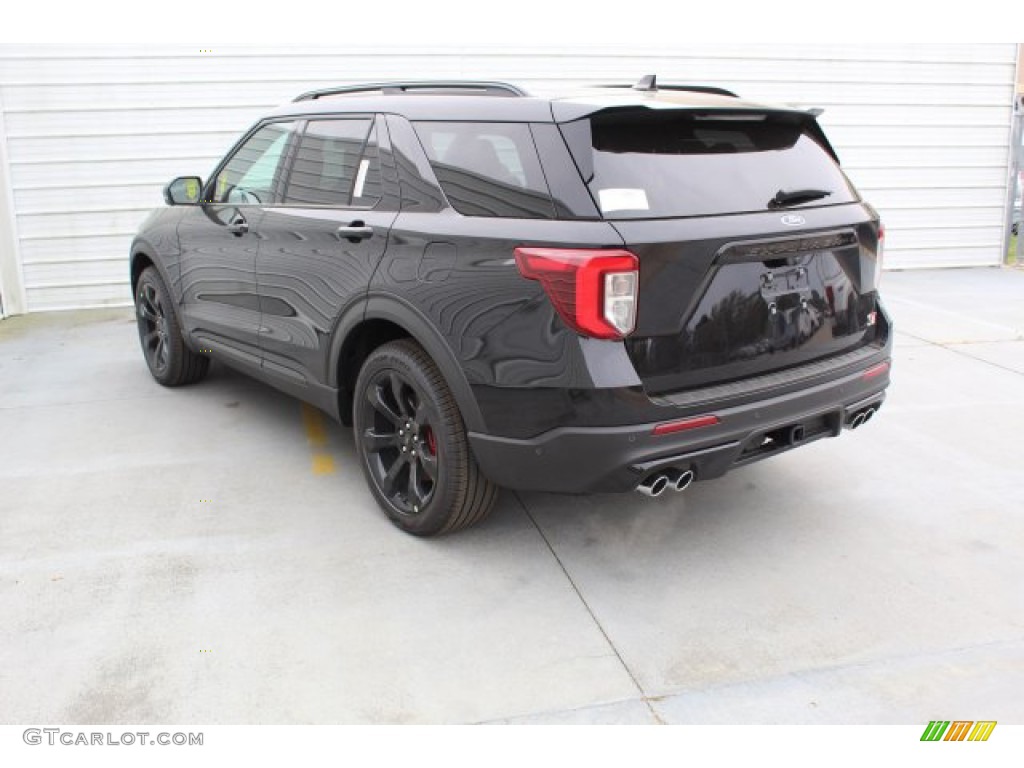 2020 Explorer ST 4WD - Agate Black Metallic / Ebony photo #6
