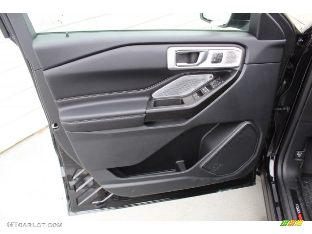 2020 Ford Explorer ST 4WD Ebony Door Panel Photo #137509657
