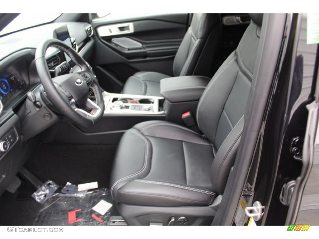Ebony Interior 2020 Ford Explorer ST 4WD Photo #137509672