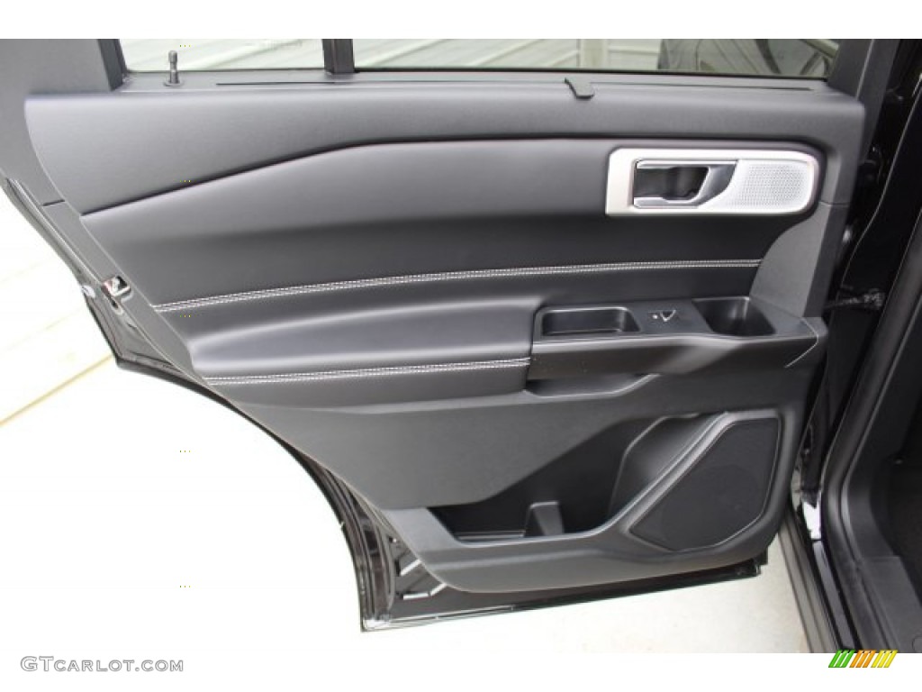 2020 Ford Explorer ST 4WD Ebony Door Panel Photo #137509855