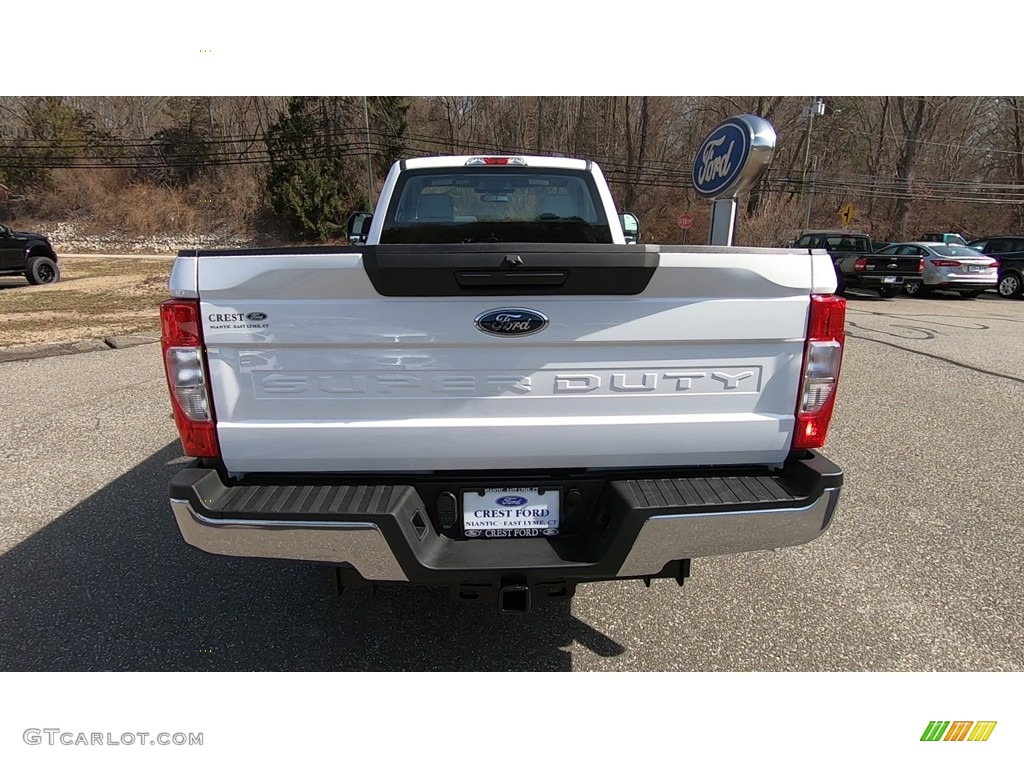 2020 F250 Super Duty XL Regular Cab 4x4 - Oxford White / Medium Earth Gray photo #6