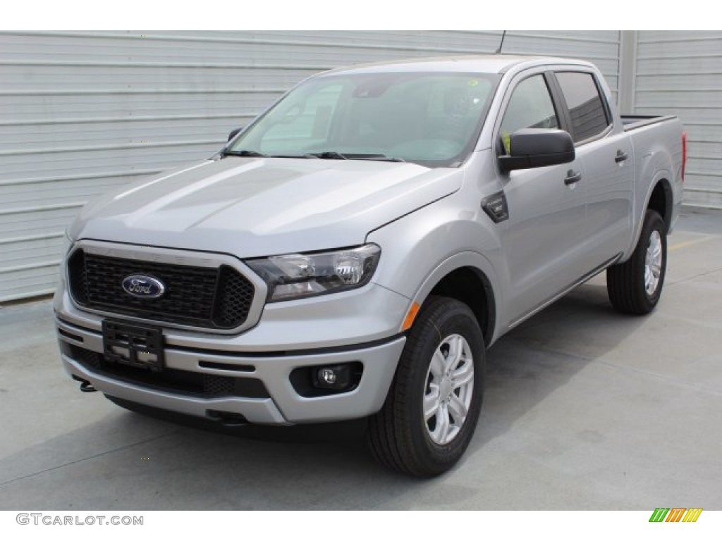 Iconic Silver 2020 Ford Ranger XLT SuperCrew 4x4 Exterior Photo #137511988