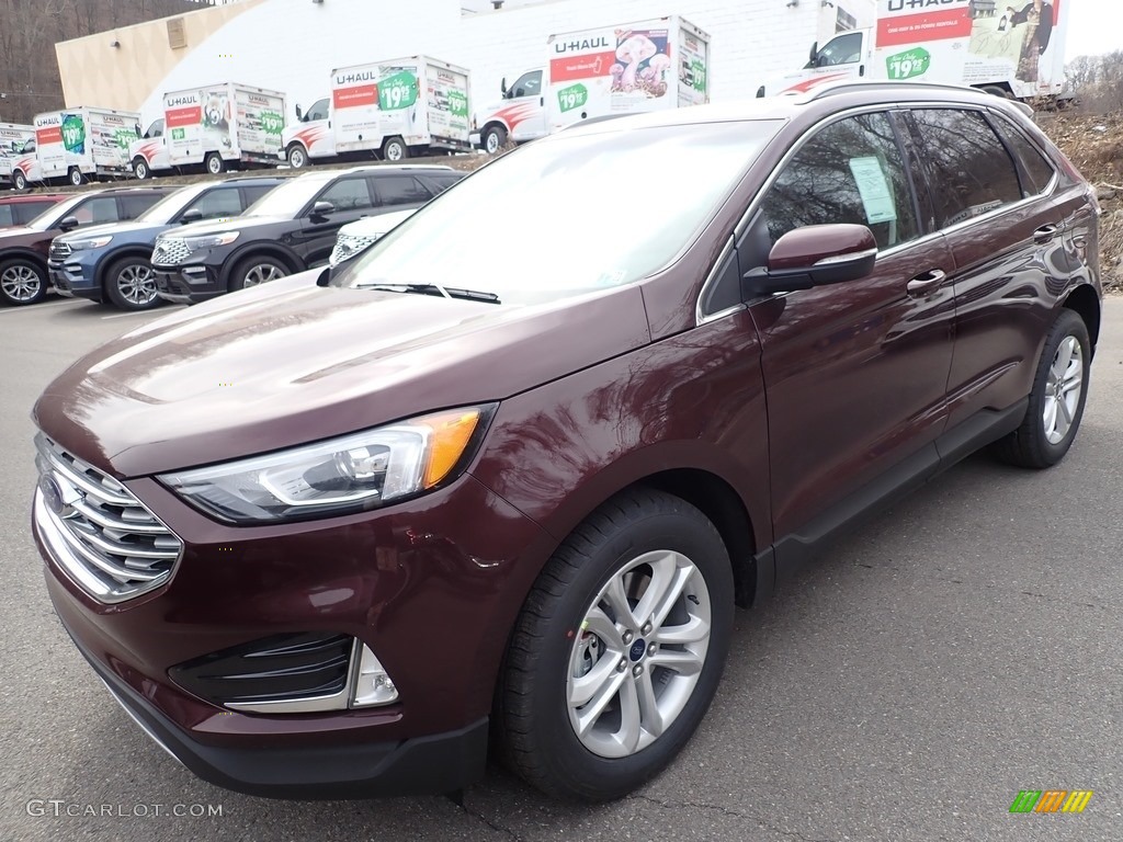 2020 Edge SEL AWD - Burgundy Velvet Metallic Tinted / Ebony photo #5