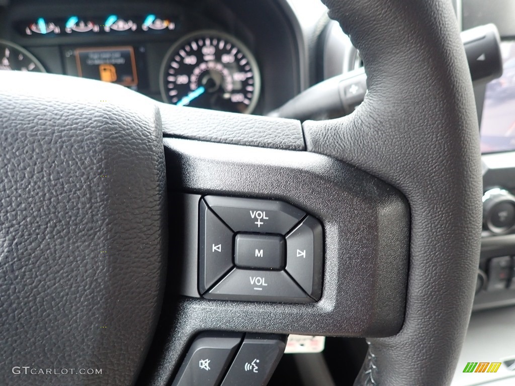 2020 Ford F150 XLT SuperCrew 4x4 Medium Earth Gray Steering Wheel Photo #137518482