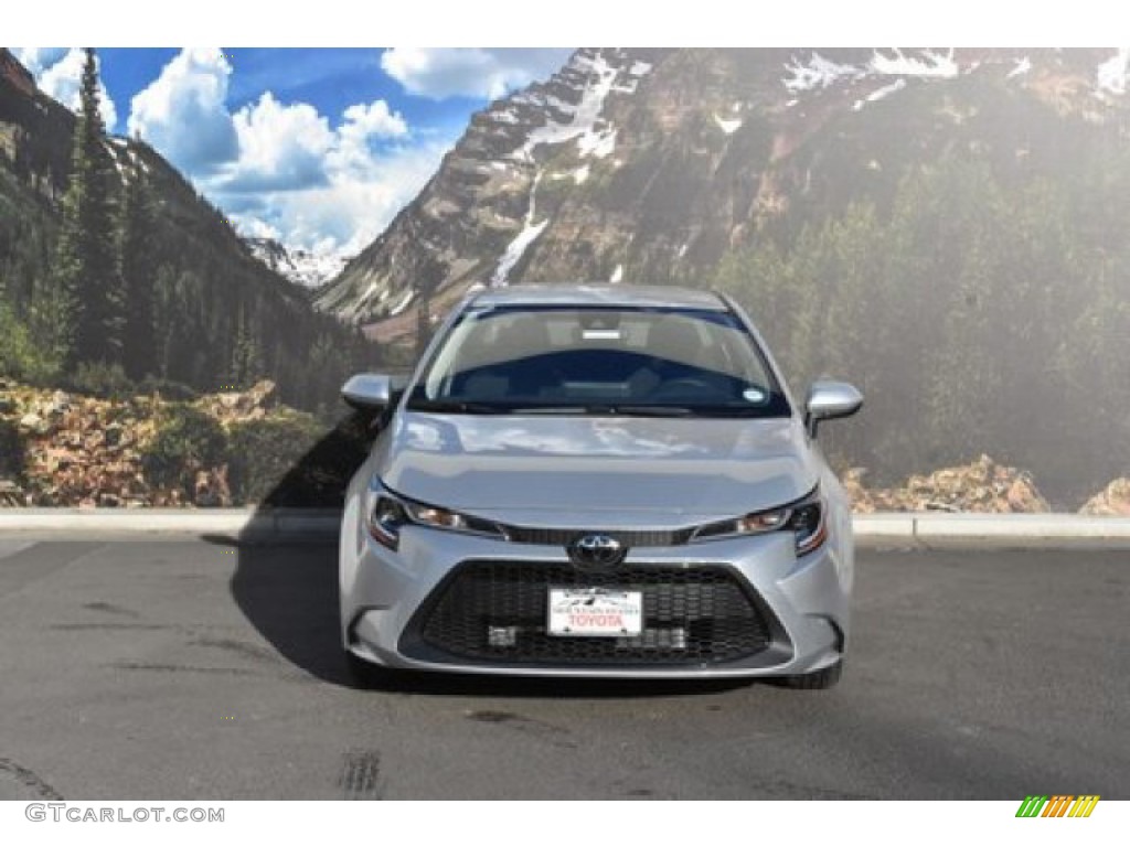 2020 Corolla LE - Classic Silver Metallic / Black photo #2