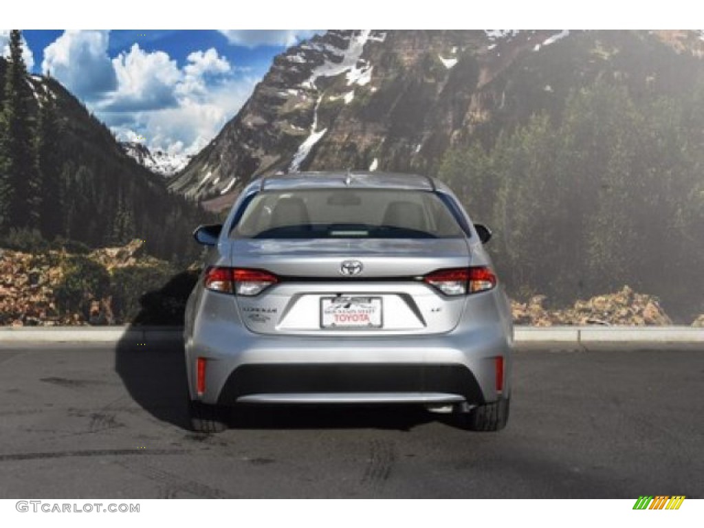 2020 Corolla LE - Classic Silver Metallic / Black photo #4